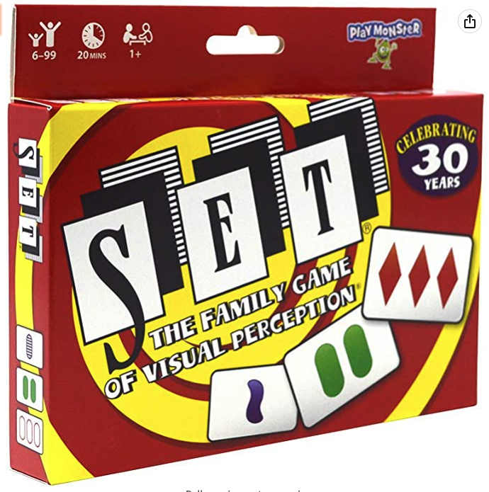 Cover of SET card game box